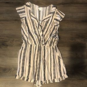 Striped romper
